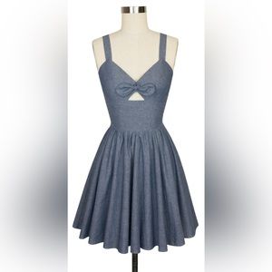 Trashy Diva, Chambray Hottie Dress (with hole) size 6